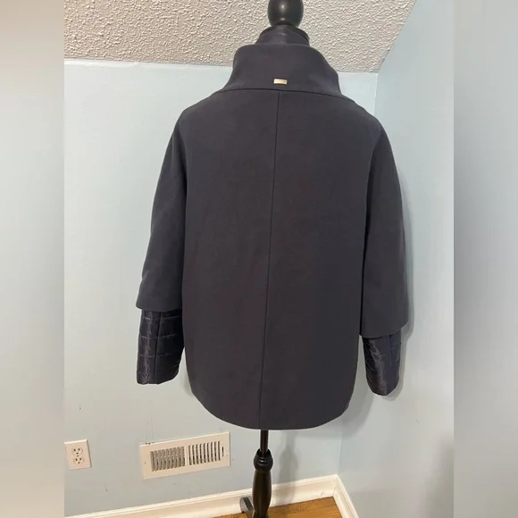 HERNO COAT IN LUXURY WOOL AND NYLON - Picture 5 of 12